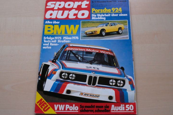 Deckblatt Sport Auto (12/1975)